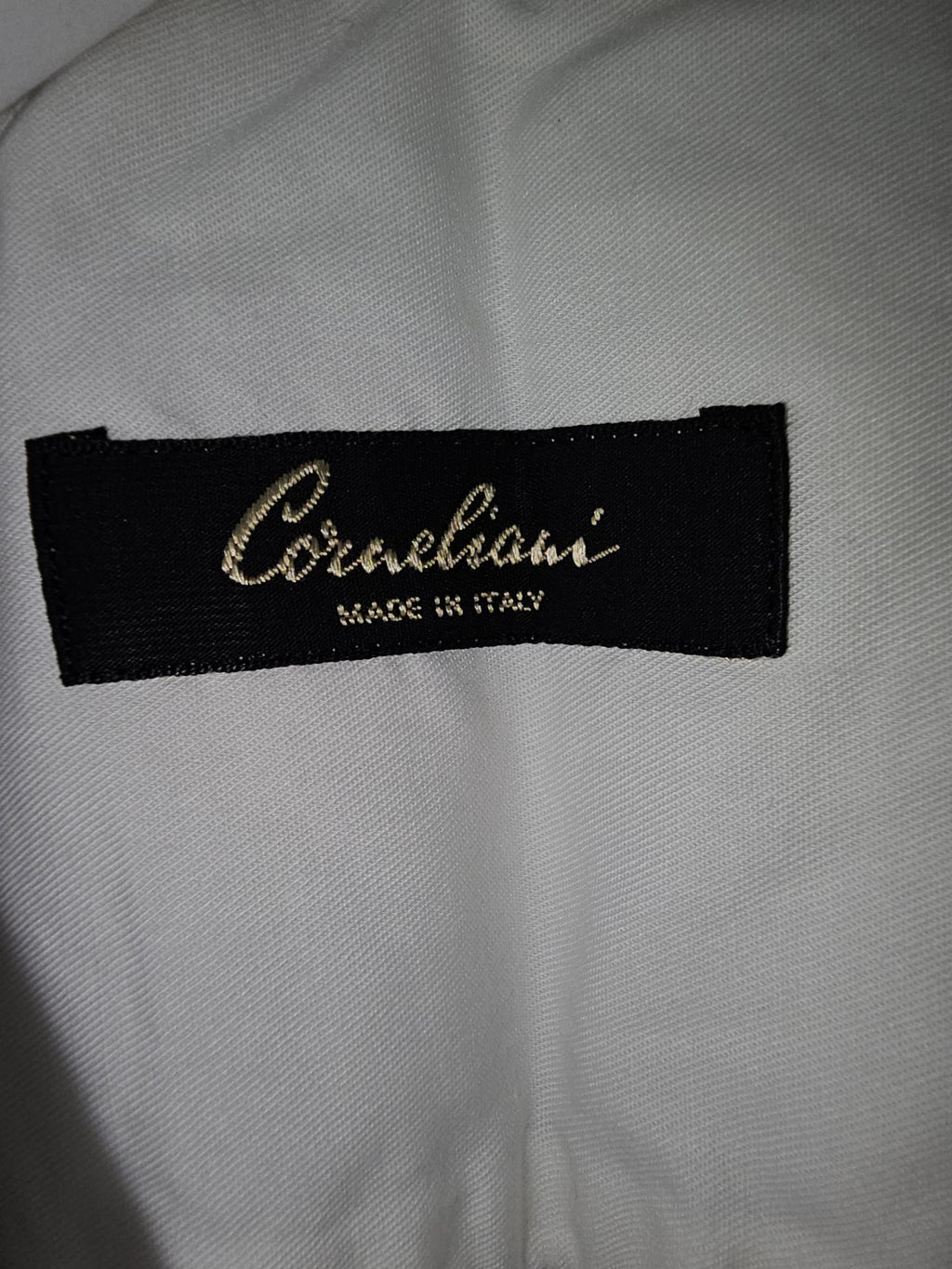 EK7331 Herren Hemd von Corneliani, weiß, Gr.372