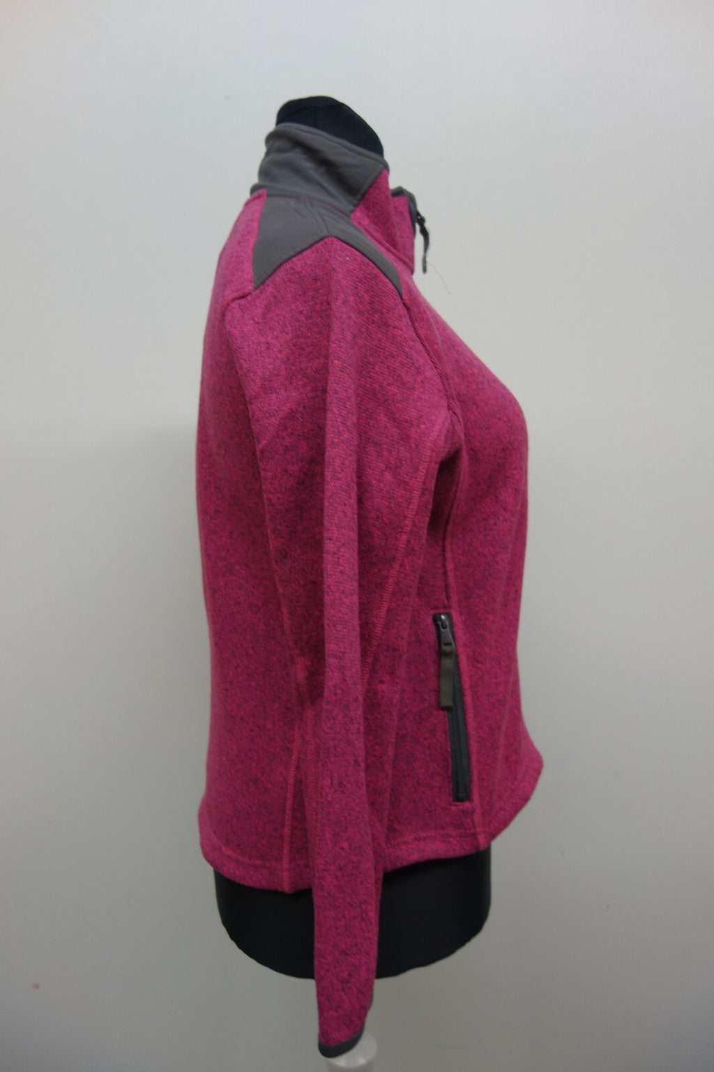 EK2330 Damen Strickjacke von Mountainer, pink, grau Gr. L3