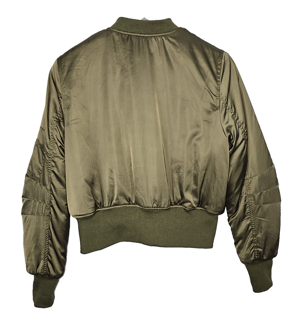 EK7946 Mädchen Jacke von H&M, grün, Gr.364