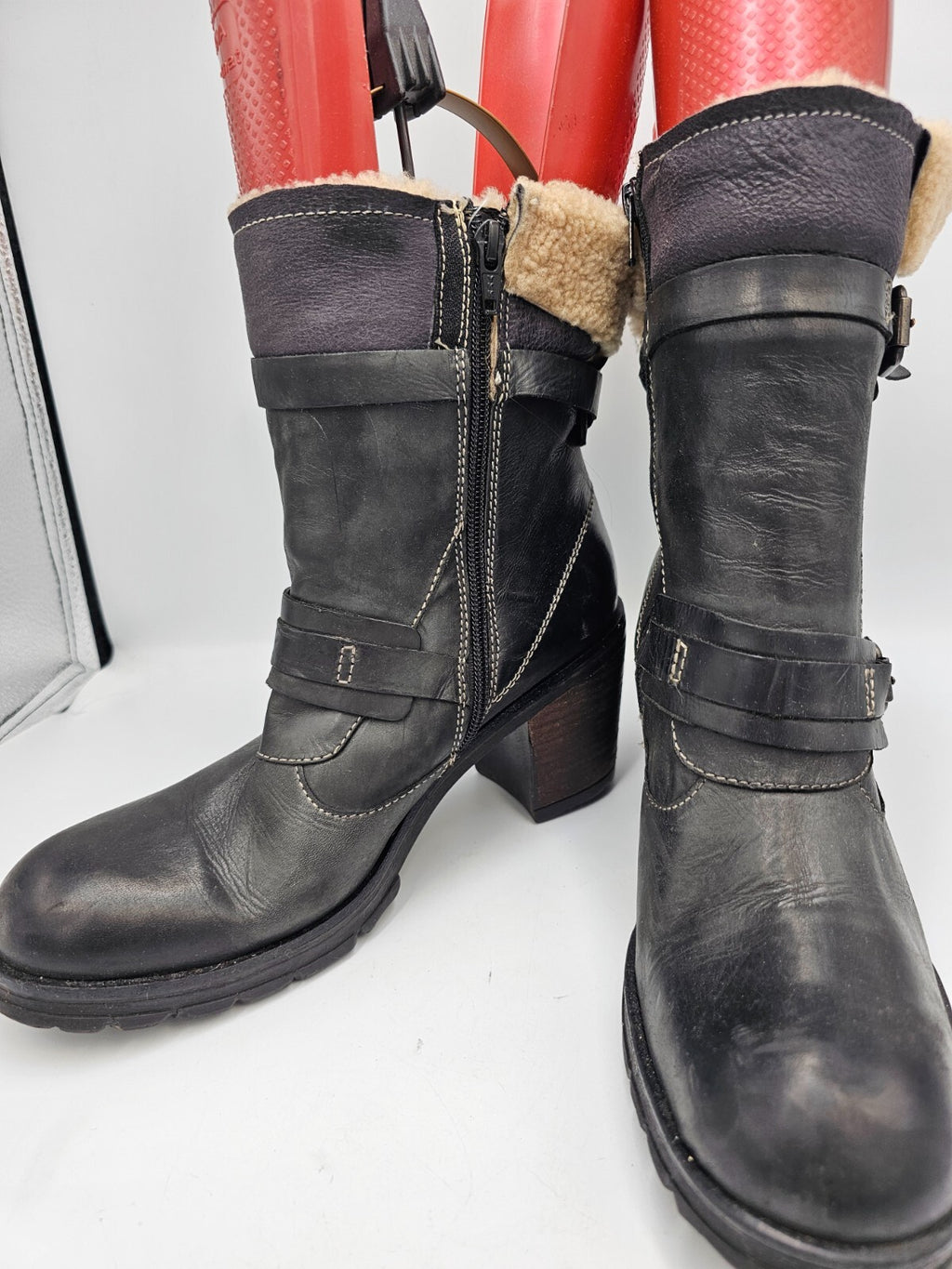 ES0293 Damen Stiefeletten von Stone Walk, schwarz, gr. 411