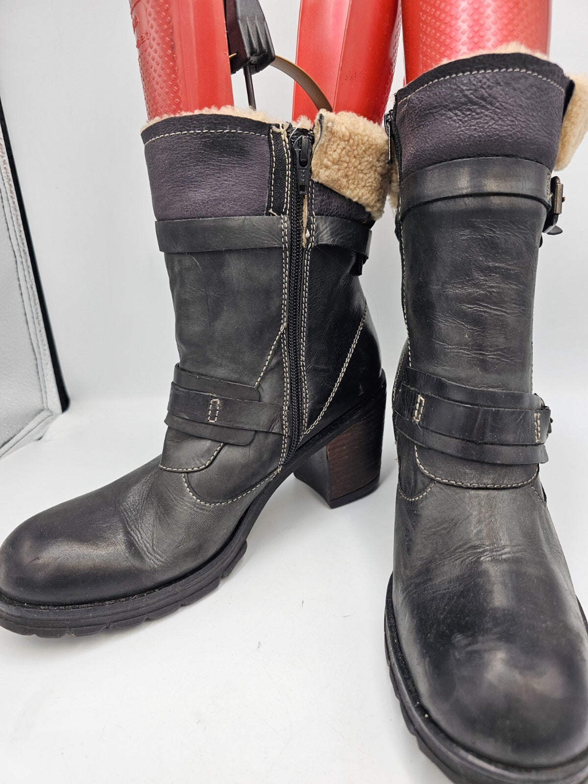 ES0293 Damen Stiefeletten von Stone Walk, schwarz, gr. 411