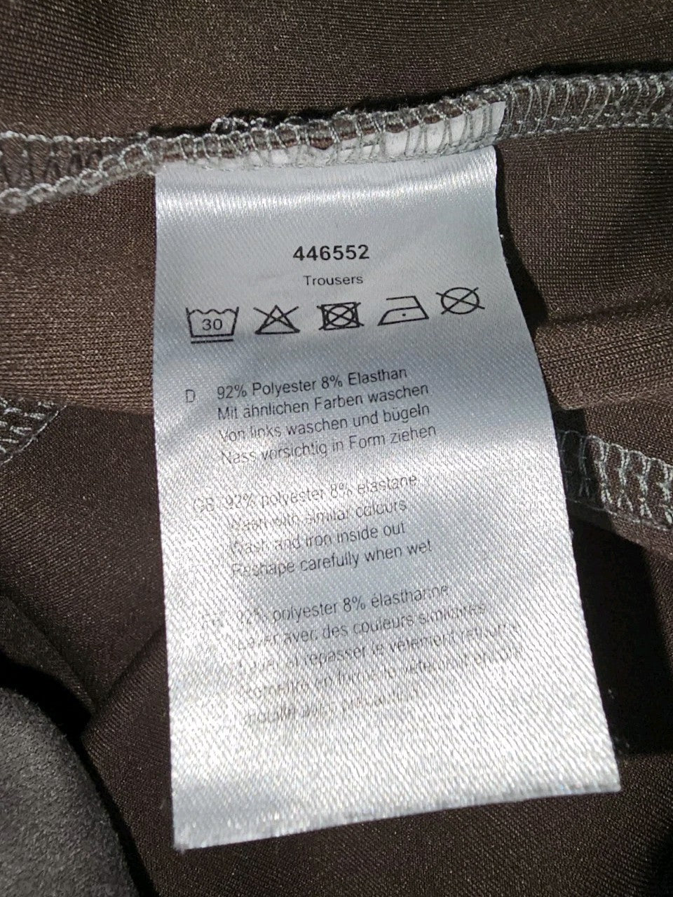 EK9907 Damen Leggins von Thom, hellbraun/grau, Gr.343
