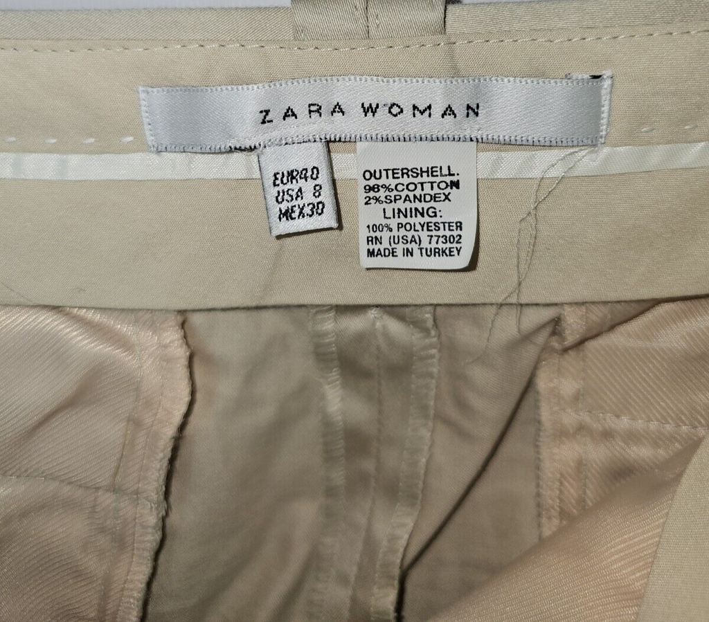EK6802 Damen Hose von Zara, beige, Gr.403