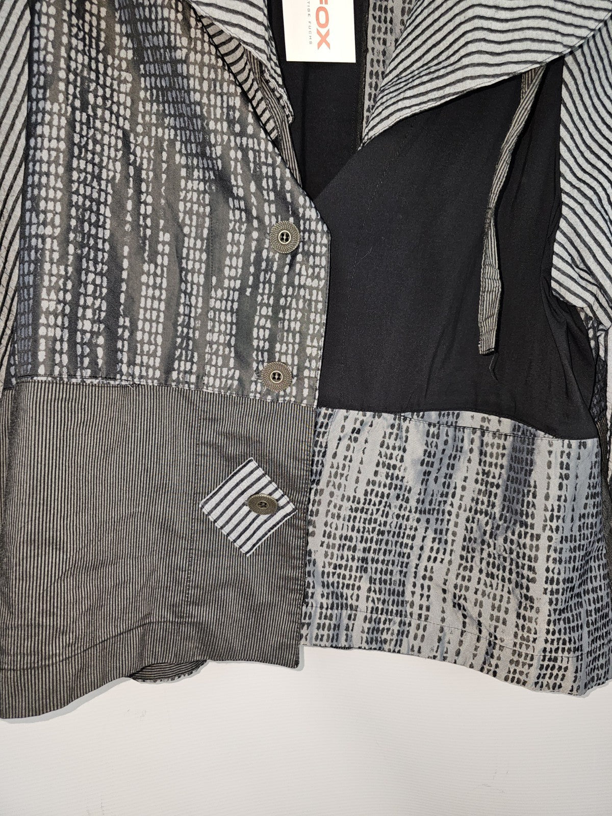 EK7881 Damen Jacke von Sinne, Schwarz/Grau, Gr. 2 Ca.XL1