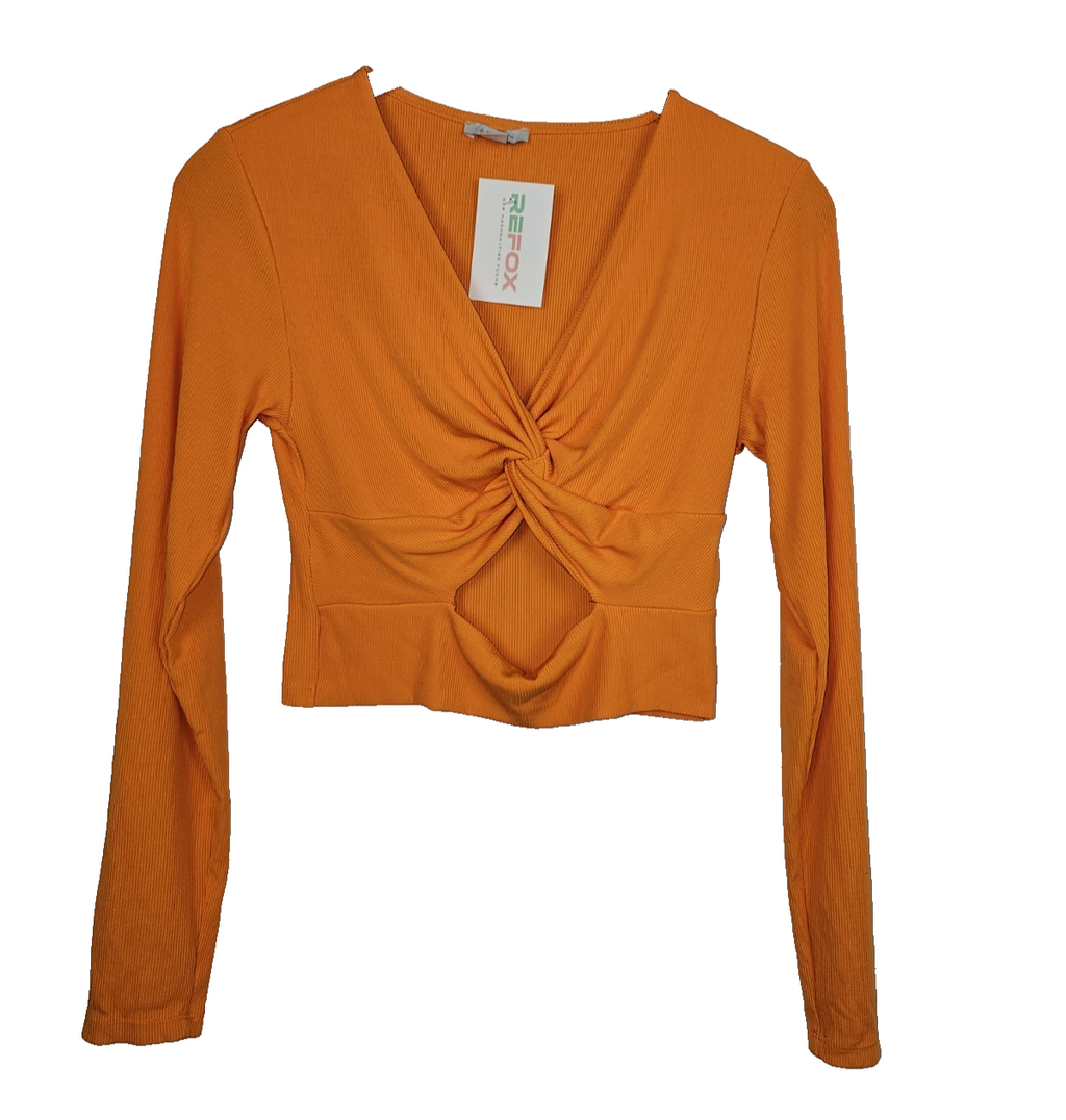 EK7030 Damen Bluse von Amisu, Orange, Gr. XL0