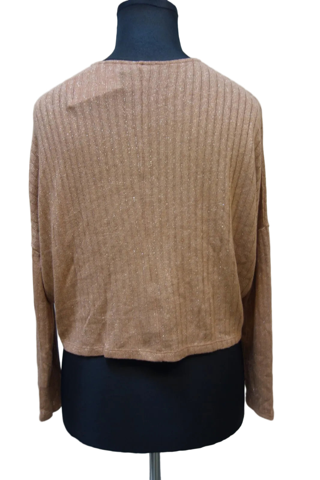 EK3065 Damen Shirt von Zara, oversize, Crop, Gr. S3