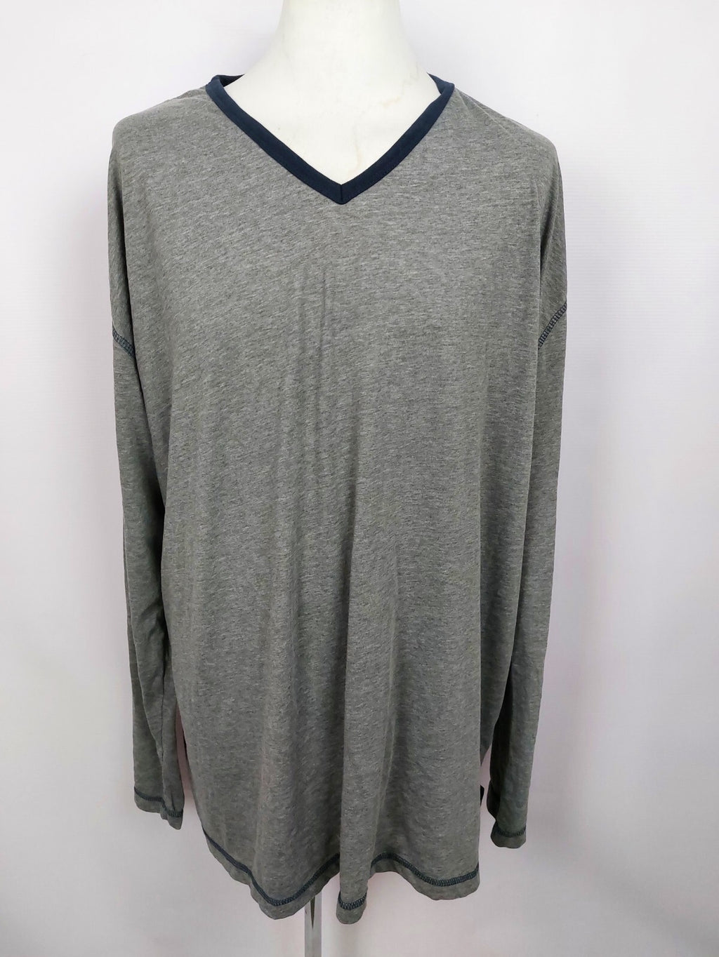 EK1060 Herren Langarmshirt von Ceceba, grau, Gr. 5XL0