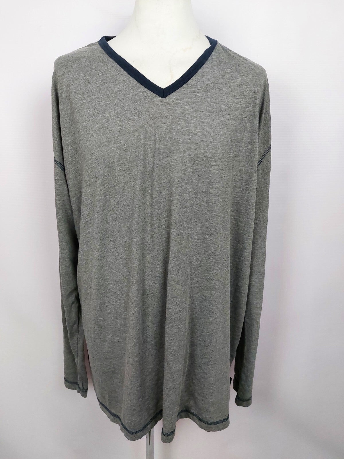 EK1060 Herren Langarmshirt von Ceceba, grau, Gr. 5XL0