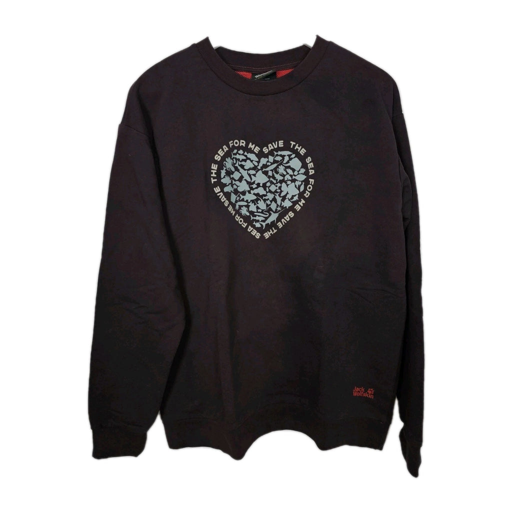 EK6301 Damen Pullover von Jack Wolfskin, lila, Gr.L0
