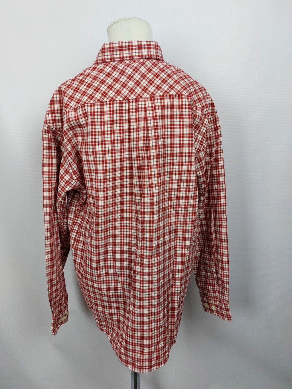 EK5029 Jungen Hemd von Tommy Hilfiger, rot/weiß kariert, Gr. 12/M4