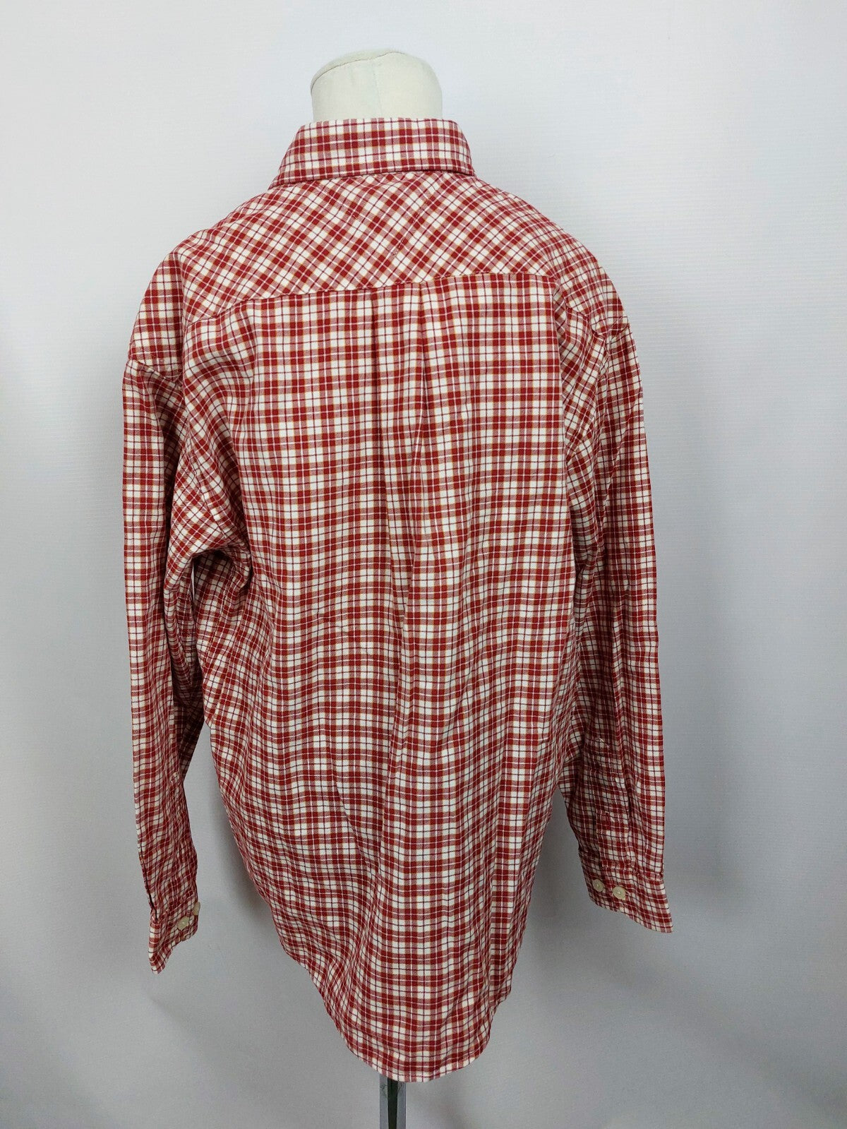 EK5029 Jungen Hemd von Tommy Hilfiger, rot/weiß kariert, Gr. 12/M4