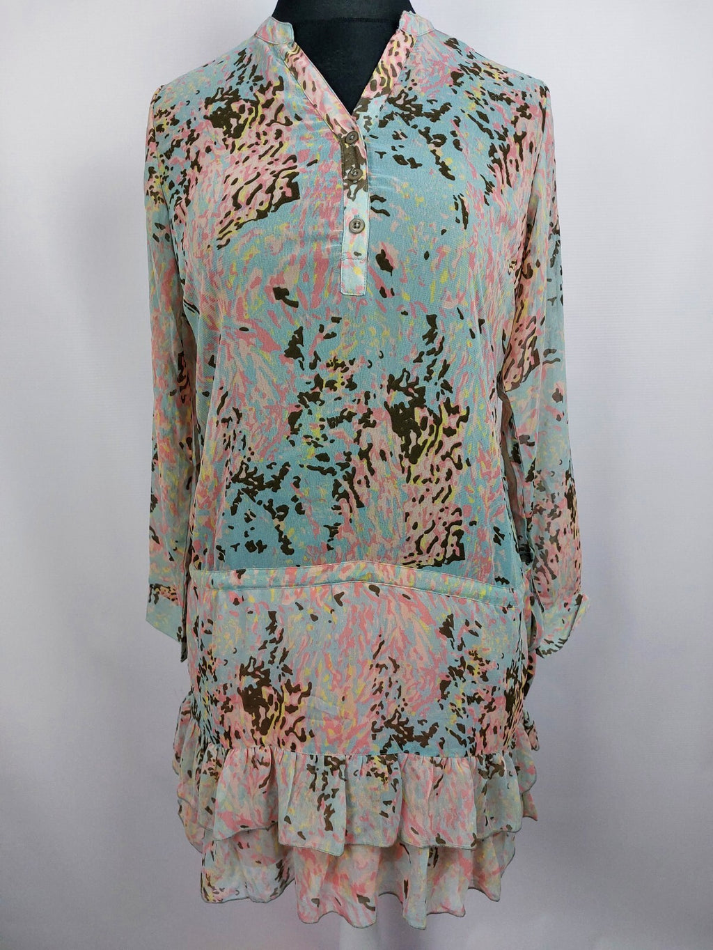 EK2518 Damen Kleid von Coleccion Urban by Venca, mehrfarbig, Gr.L0