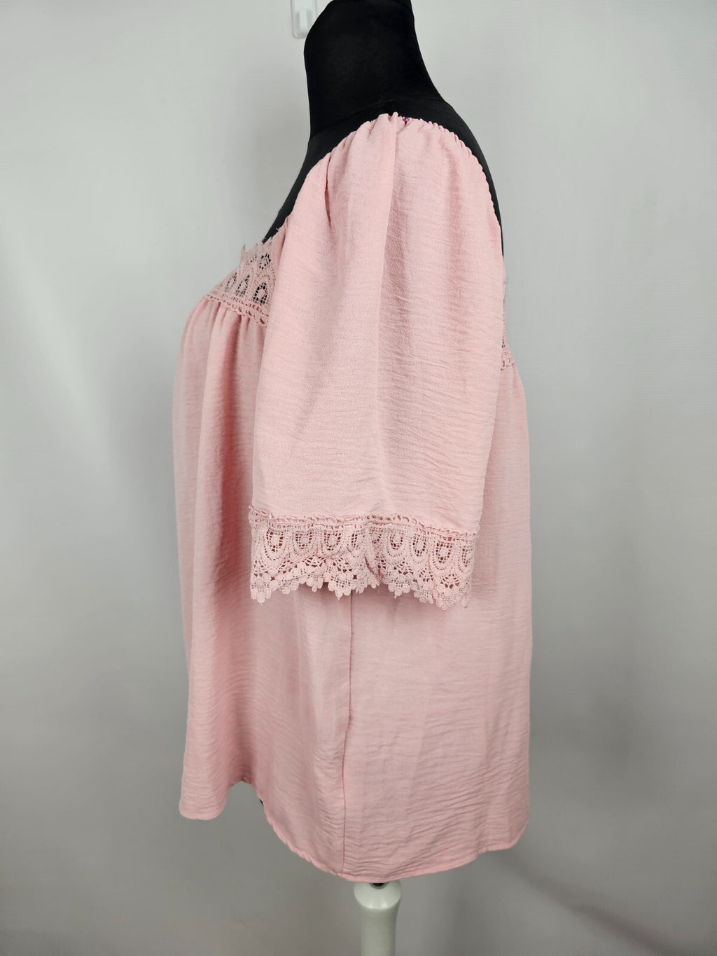 EK0579 Damen Bluse SheIn Curve, rosa, Gr. XL2