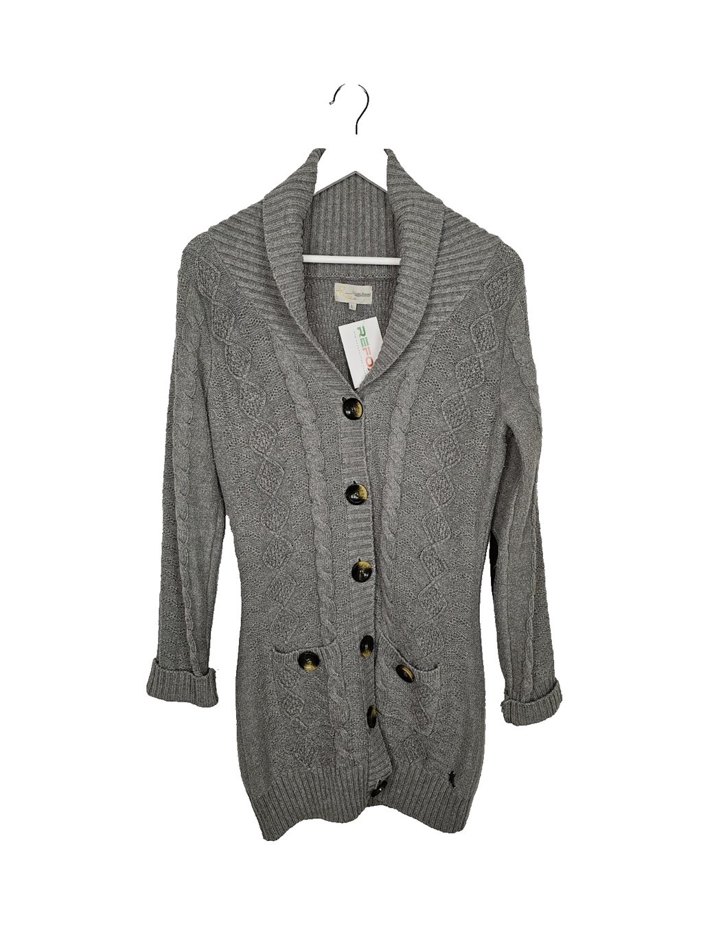 EK7143 Damen Strickjacke von Magal, Grau, Gr.L0