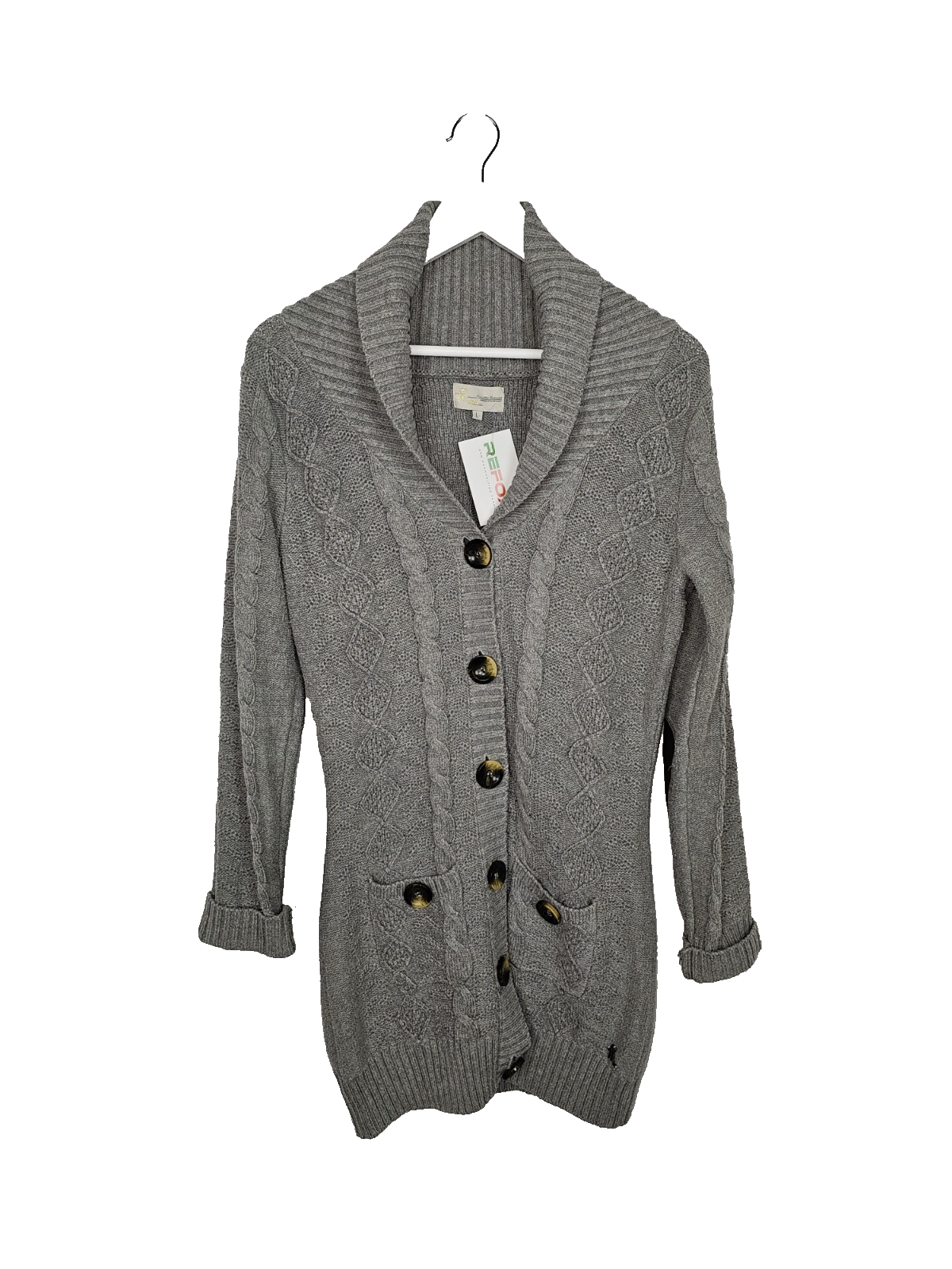 EK7143 Damen Strickjacke von Magal, Grau, Gr.L0