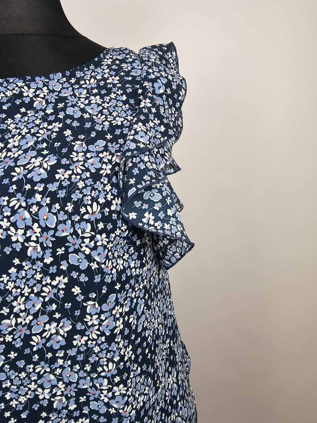 EK5407 Damen Bluse von H&M, blau, Gr.442