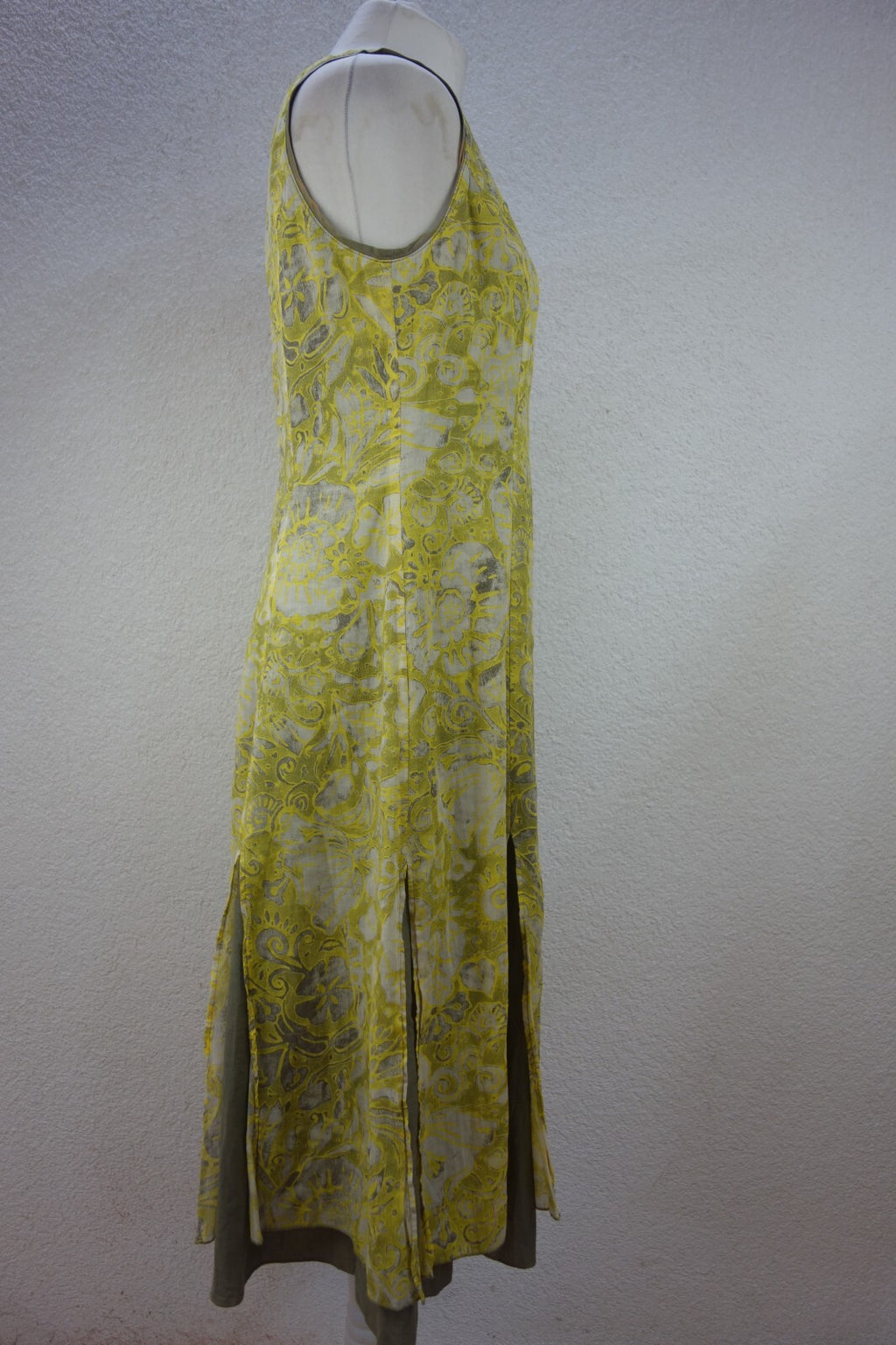 EK0552 Damen Kleid von Betty Barclay, gelb perlbeige gemustert, Gr.382