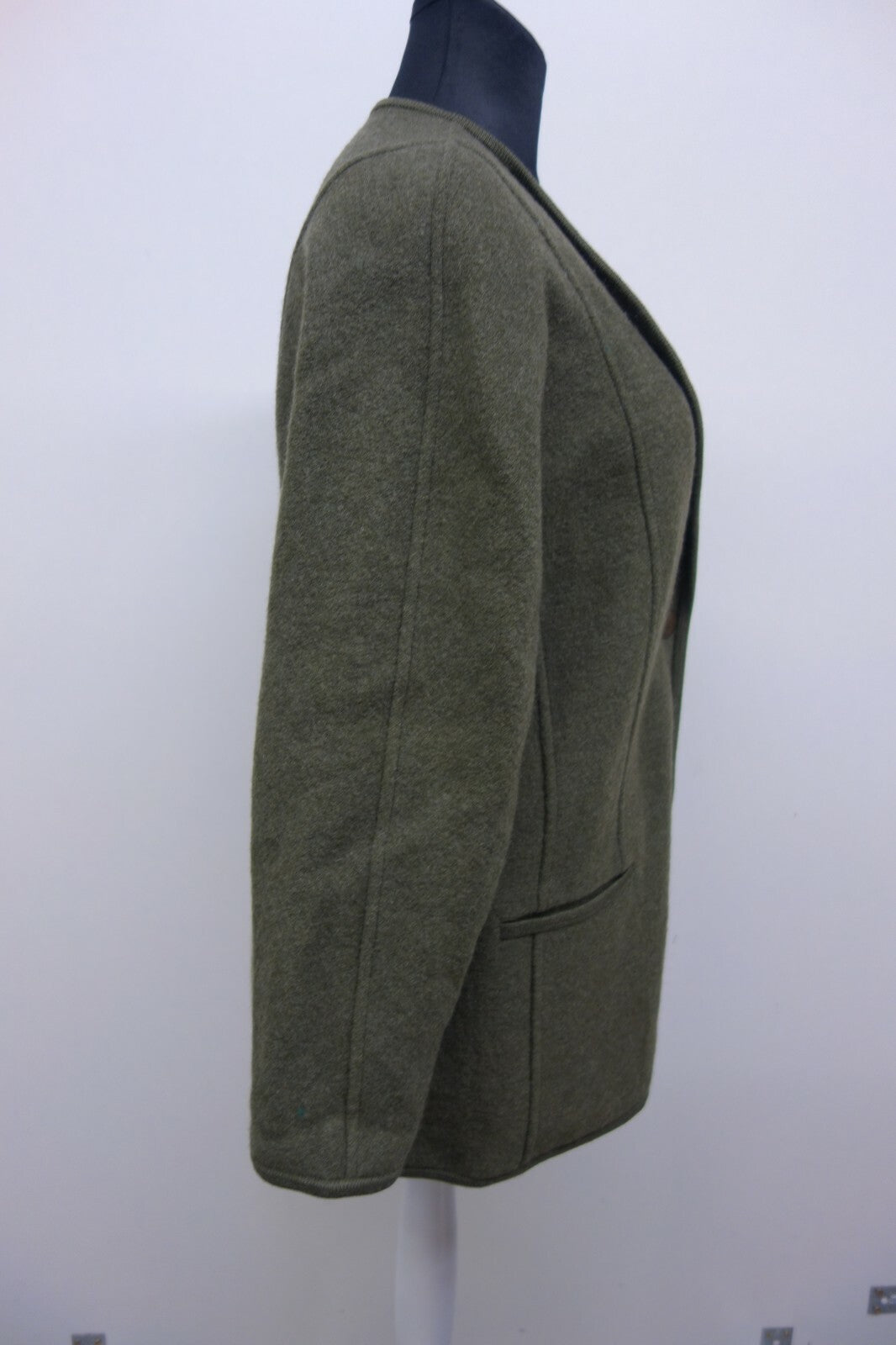 EK1422 Damen Filzjacke von Geiger, grün, Gr. 423