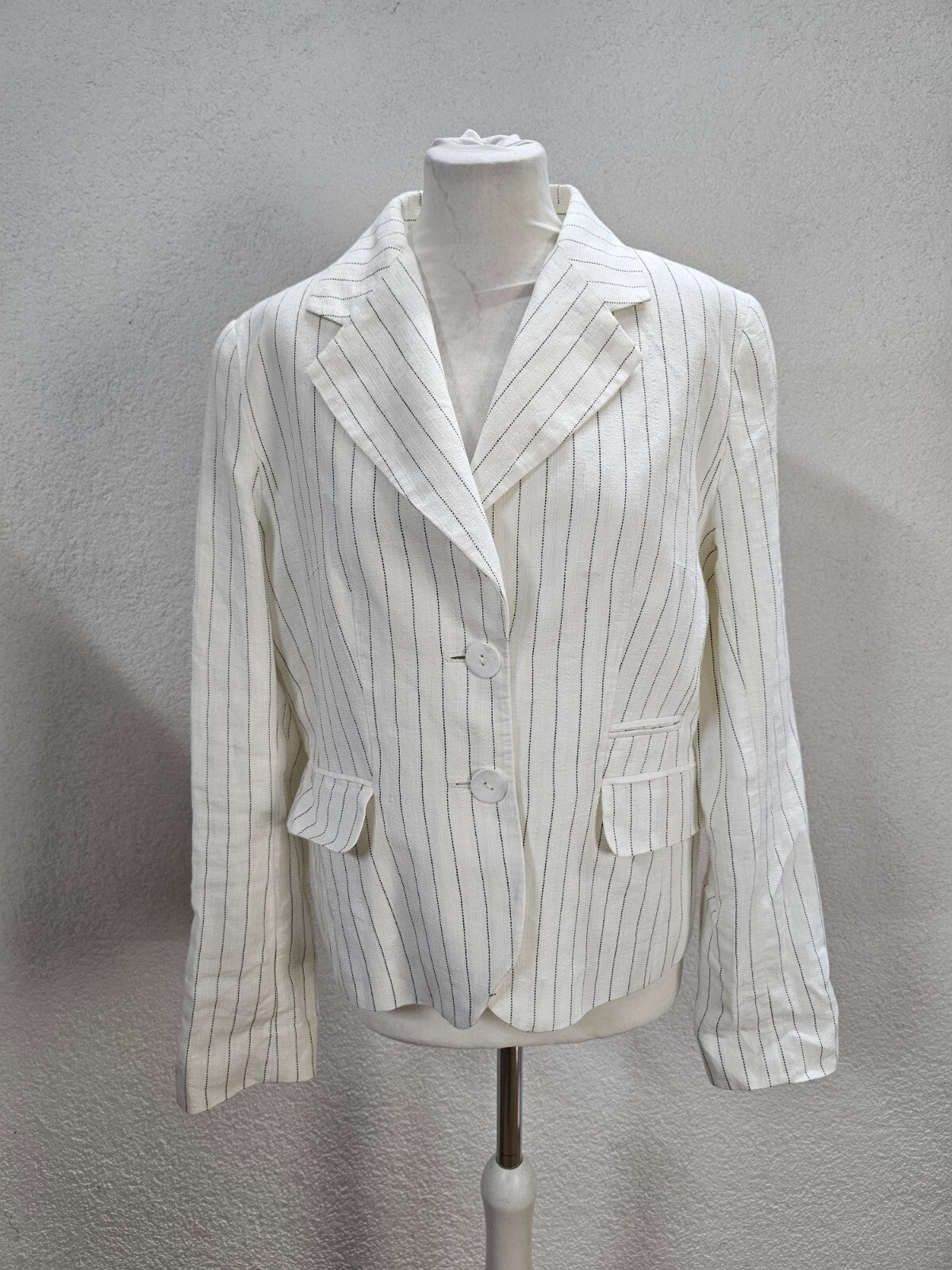 EK6260 Damen Blazer von H&M, weiß, Gr.40(nach Größentabelle)0