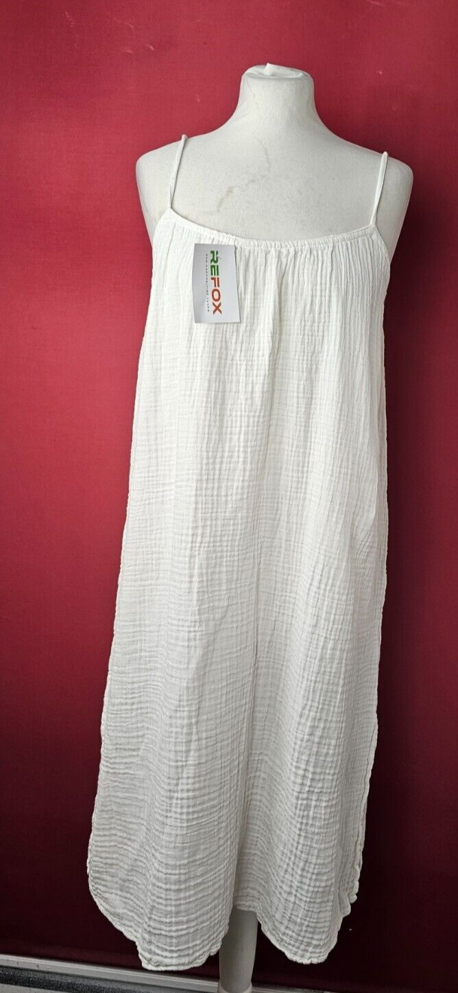 EK6458 Damen Kleid von H&M, weiß, Gr.S0