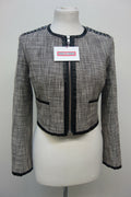 EK1606 Damen Jacke kurz von H&M, grau, Gr. 380