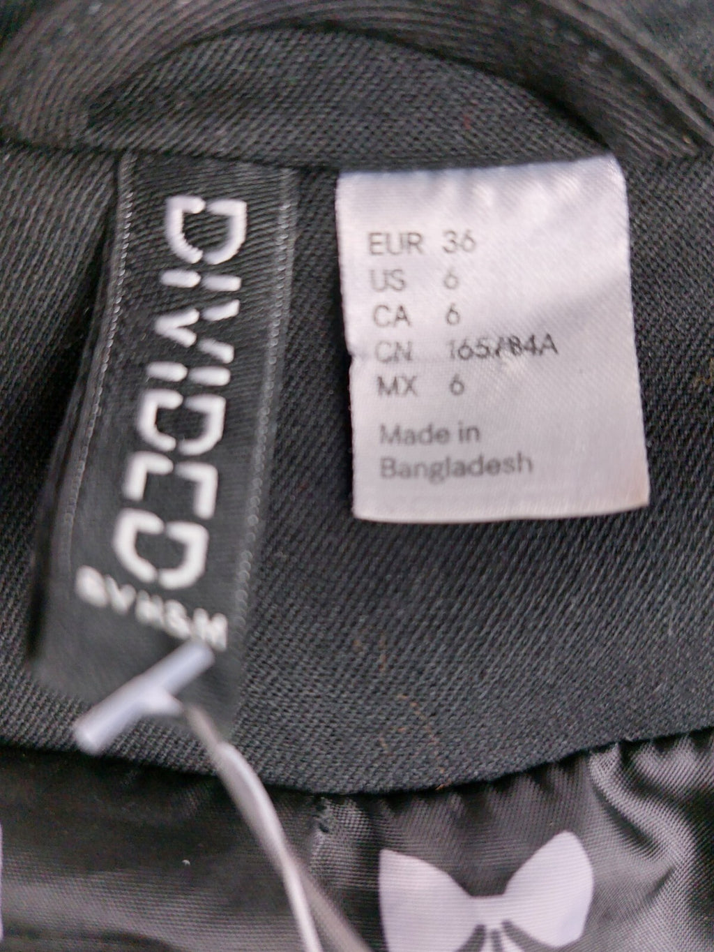 EK4662 Damen Blazer von Divided by H&M, schwarz, Gr.367