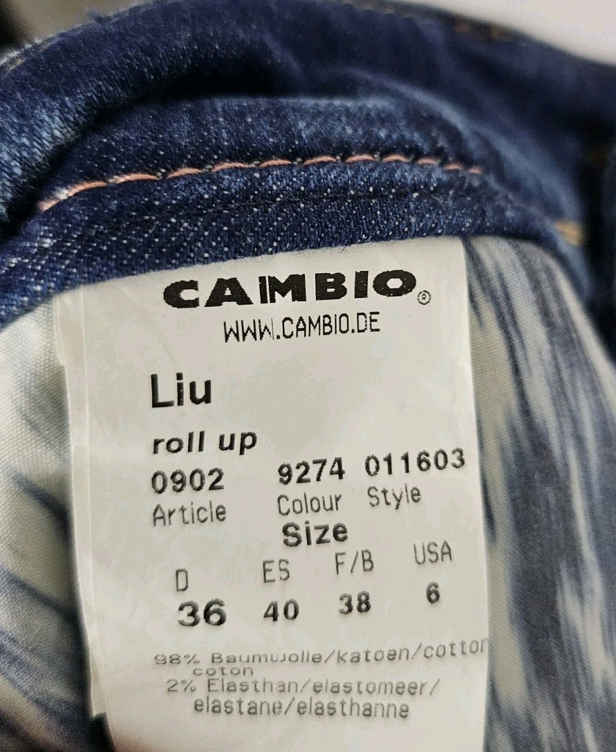 Damen Jeans von Cambio Jeans, blau, Gr.365