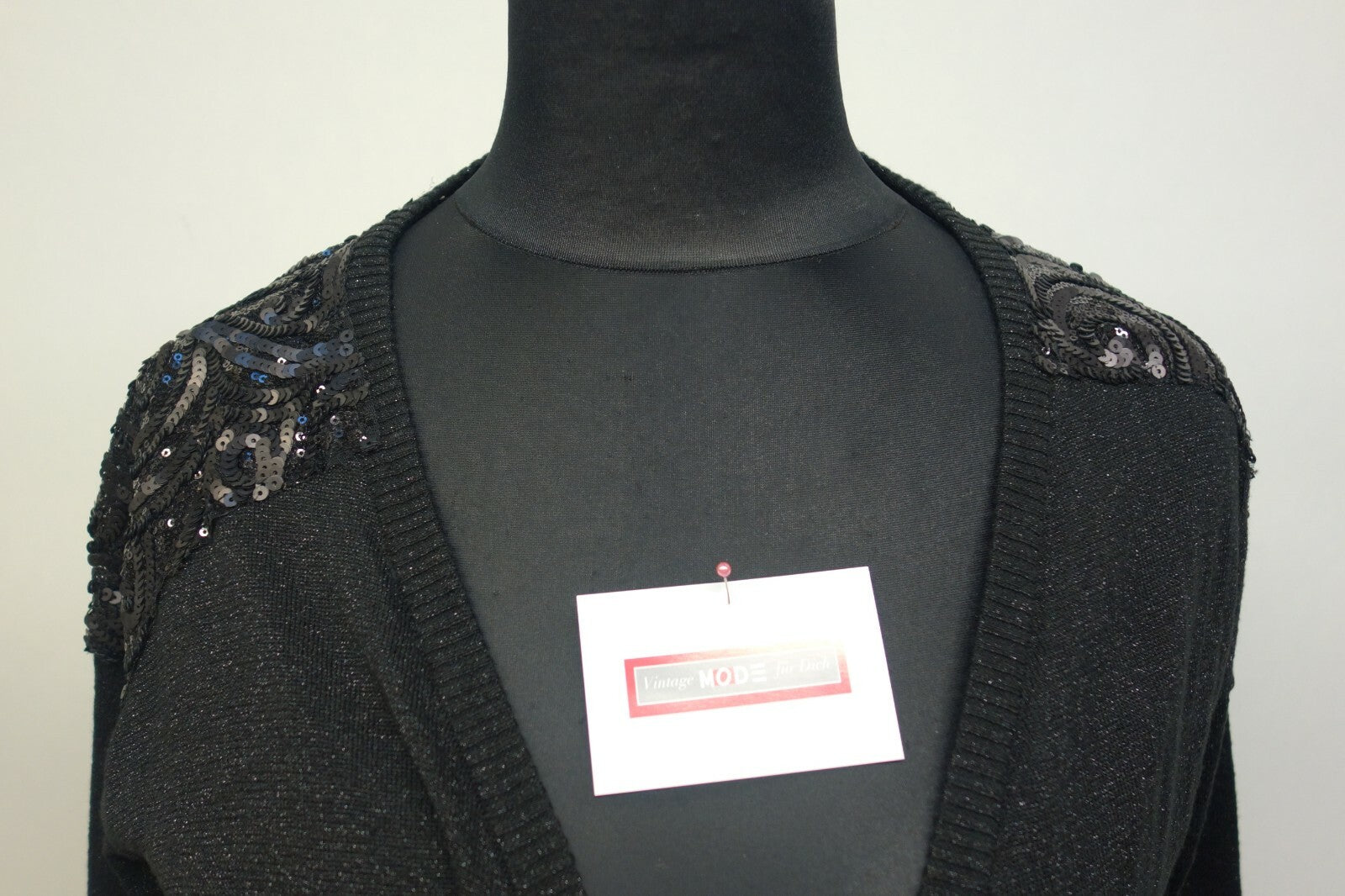 EK1587 Damen Strickjacke von Vero Moda, schwarz, M1