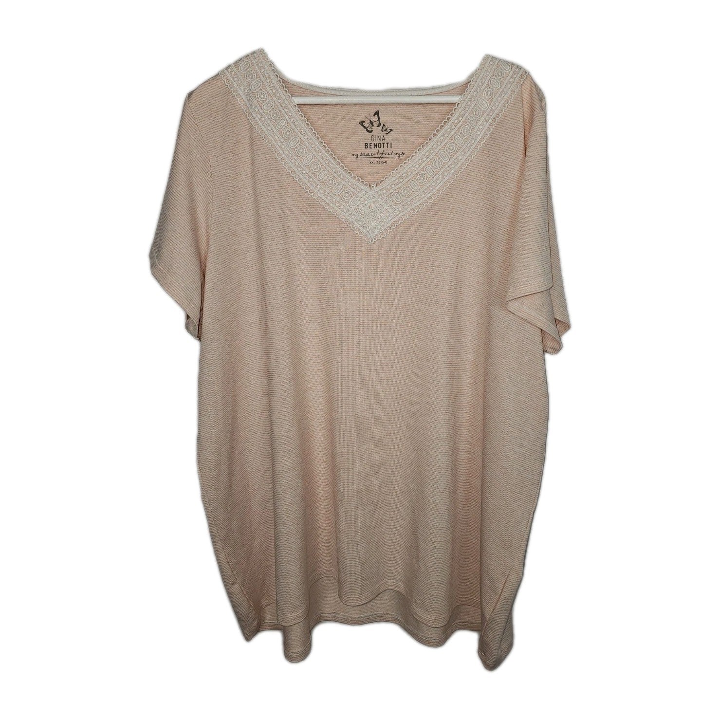 EK10312 Damen T-Shirt von Gina Benotti, rosa, Gr.XXL0