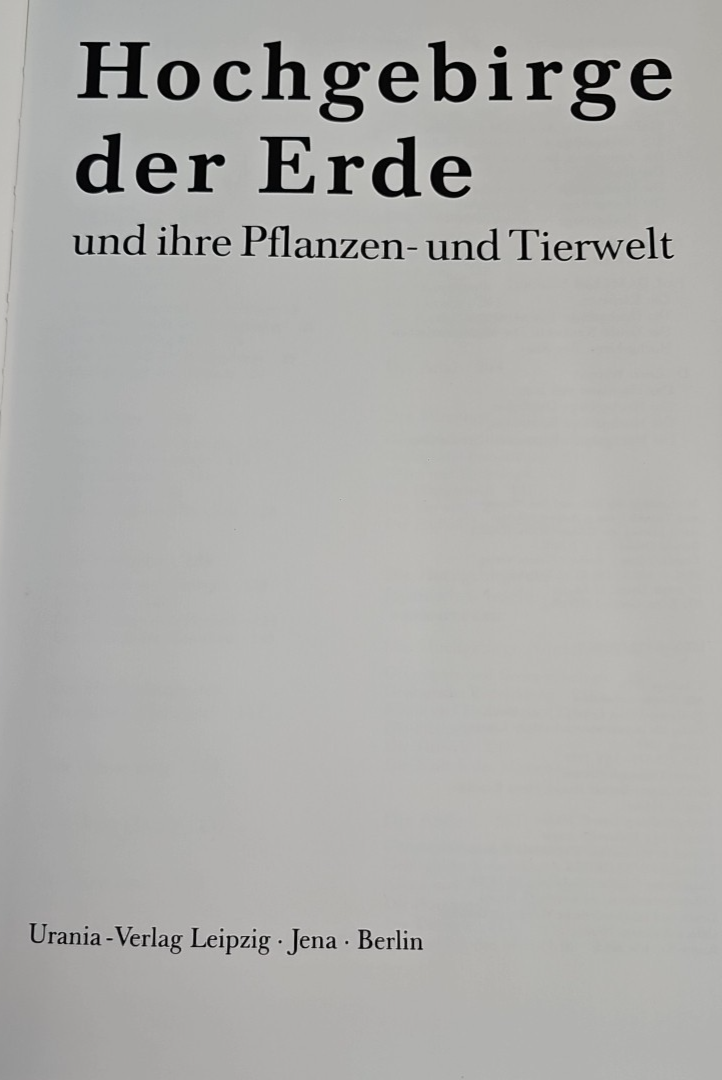 EB2932 Hochgebirge der Erde und ihre Pflanzen- und Tierwelt1