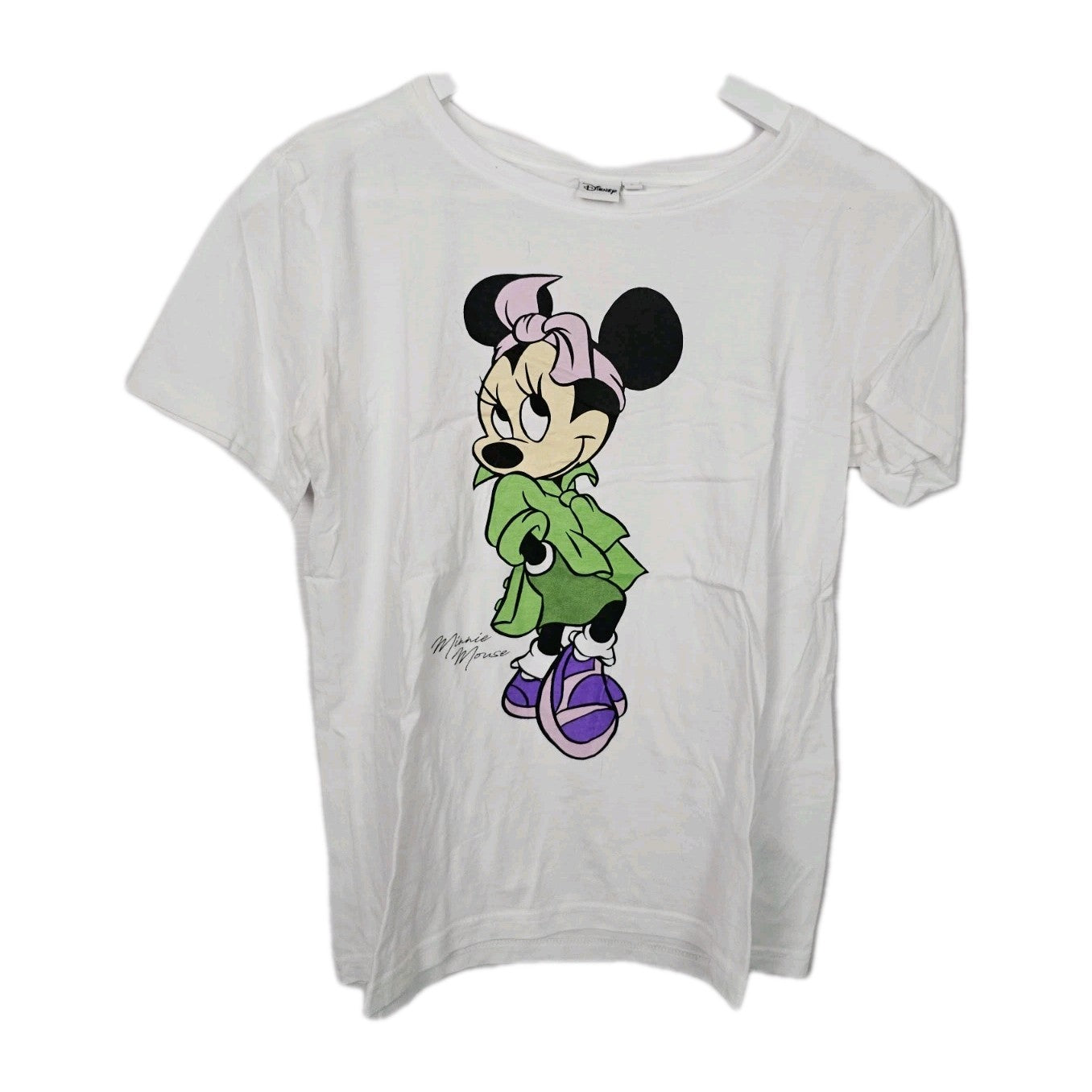 EK8889 Damen T-Shirt von Disney, Weiß, Gr. S0