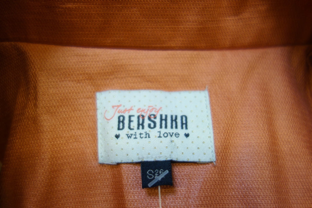 EK0478 Damen Blazer von Bershka, orange, Gr. S4