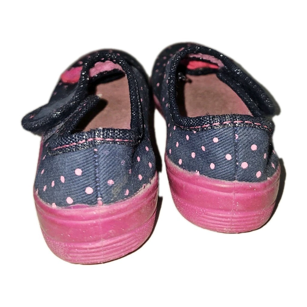 ES899 Mädchen Hausschuhe von Fischer, blau-pink, Gr.265