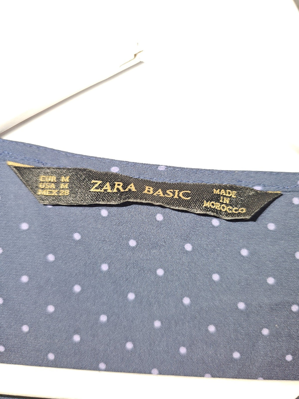 EK8629 Damwn Bluse von Zara, Dunkelblau, Gr. M2