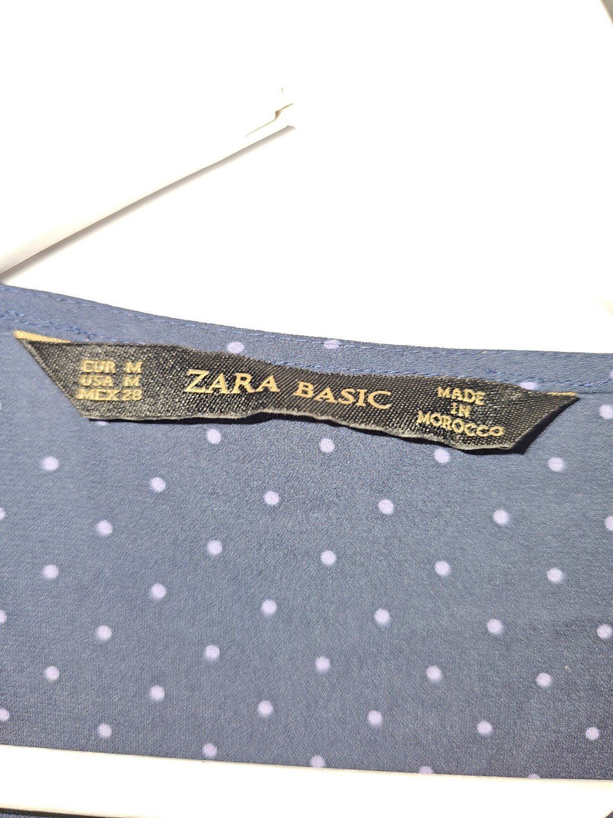 EK8629 Damwn Bluse von Zara, Dunkelblau, Gr. M2