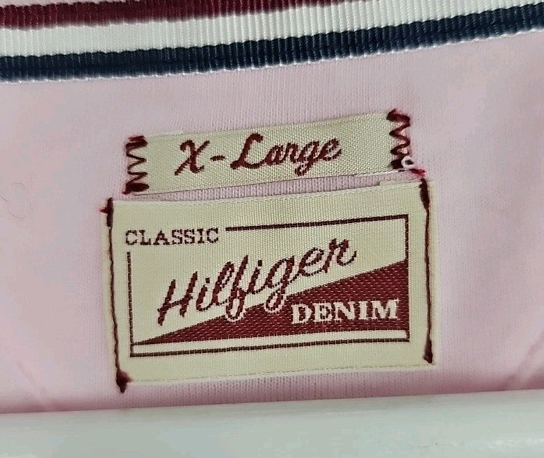 EK10018 Damen T-Shirt Hilfiger Gr.X-Large Rosa1