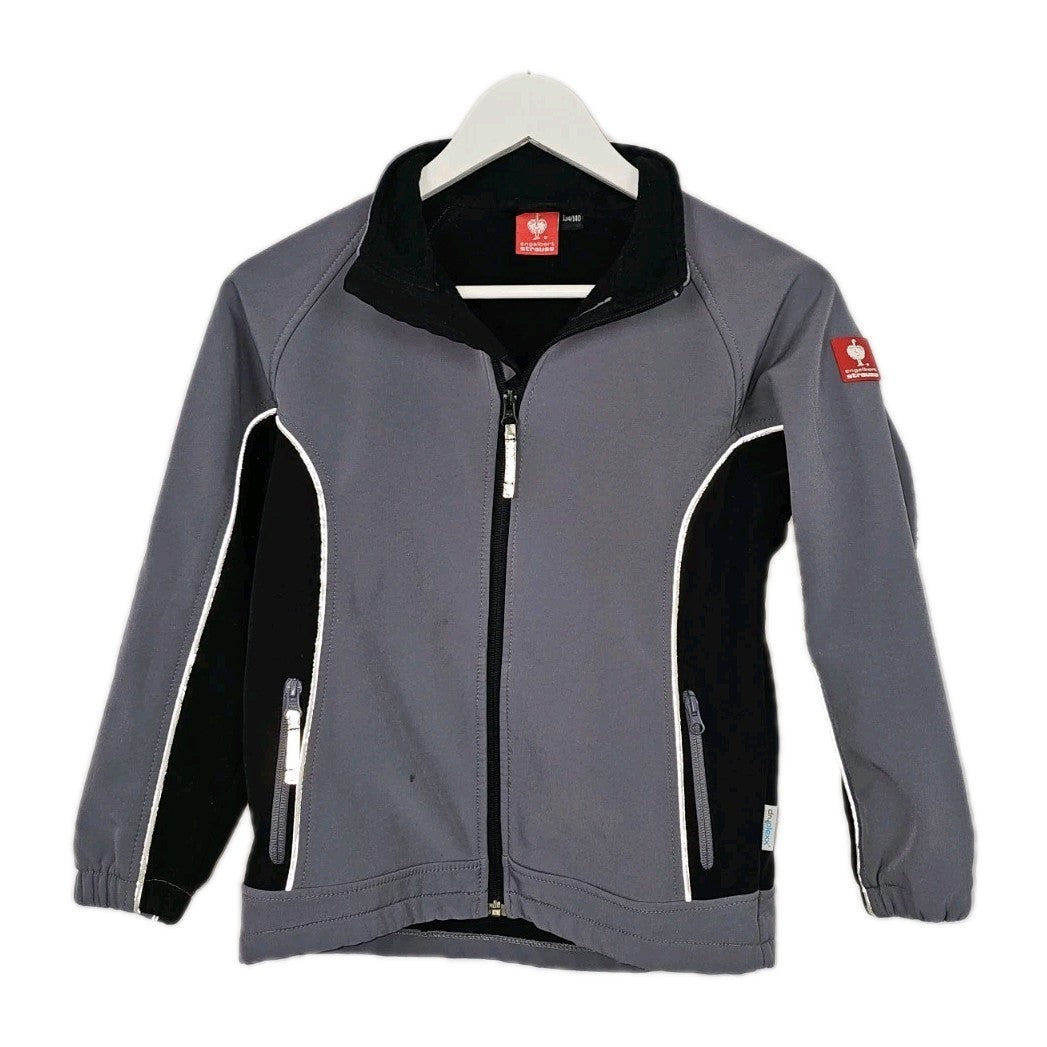 EK11259 Kinder Softshell Jacke von Engelbert Strauss, Grau, Gr. 134/1400