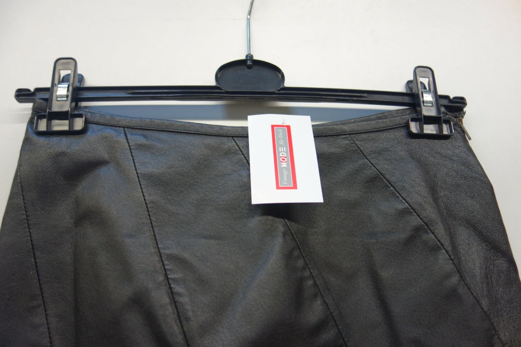 EK1125 Damen Lederrock von vero Moda, schwarz, Gr. S1