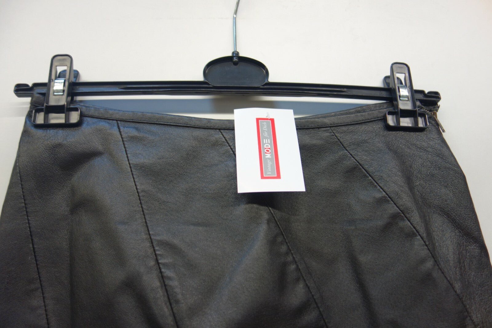 EK1125 Damen Lederrock von vero Moda, schwarz, Gr. S1