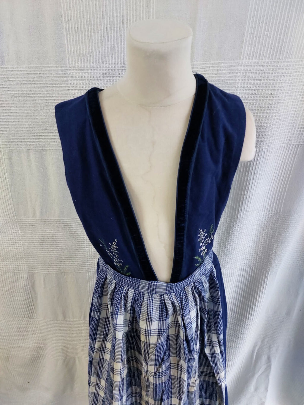 EK3652 Mädchen Dirndl, blau von Rosenberg, Gr. 1521