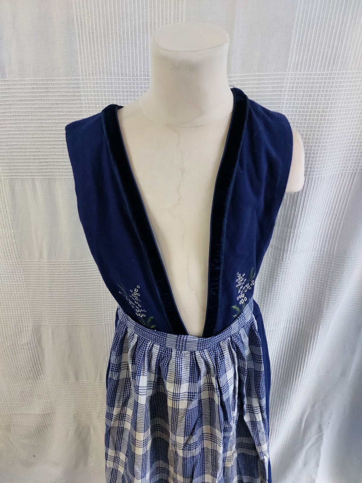 EK3652 Mädchen Dirndl, blau von Rosenberg, Gr. 1521