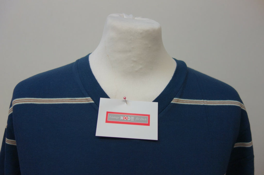 EK0464 Herren T-Shirt von Wrangler, gestreift, blau, L1