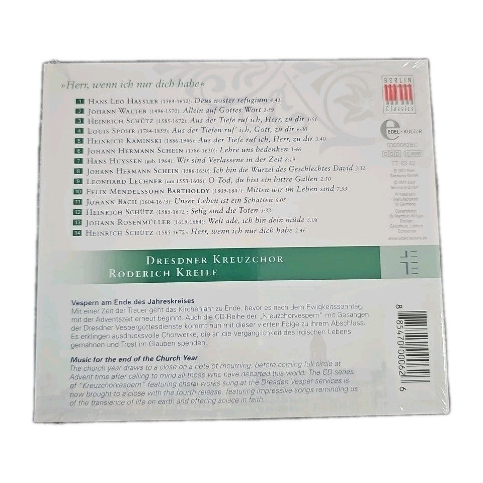 EB4066 Trauerzeit  von Dresdner Kreuzchor, CD, wie Neu 1