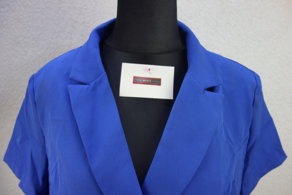 EK3141 Damen Blazer von SheIn, blau, Gr. 2XL1