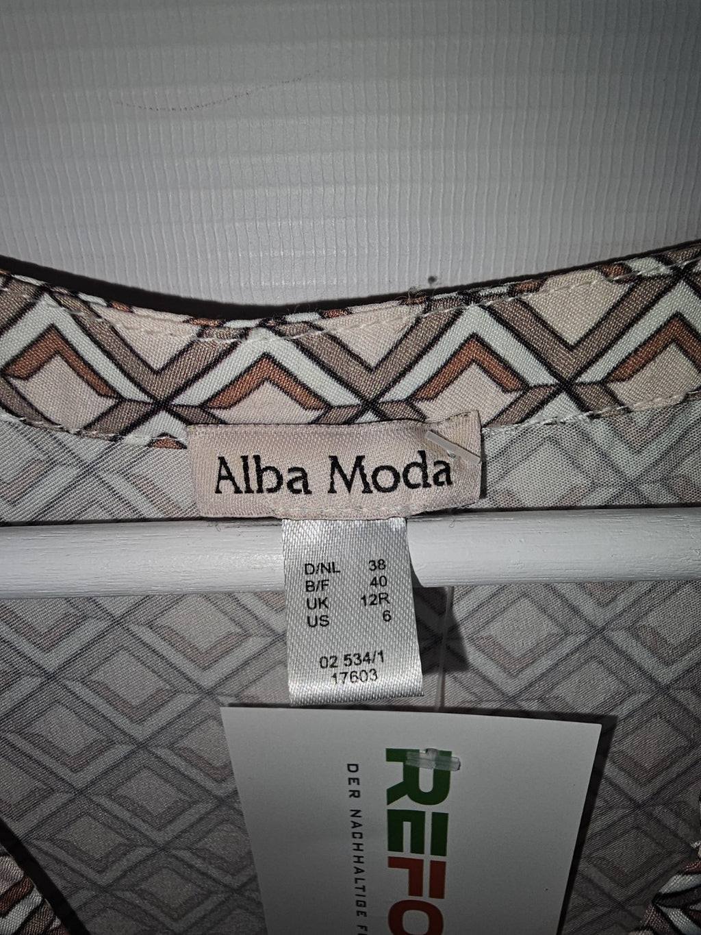 EK8615 Damen Bluse von Alba Moda, Rosa, Gr. 382