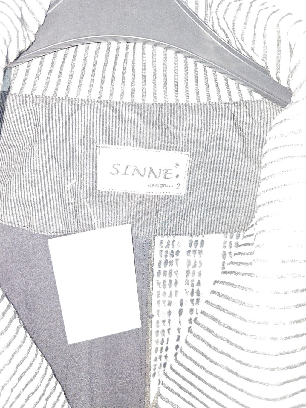 EK7881 Damen Jacke von Sinne, Schwarz/Grau, Gr. 2 Ca.XL2