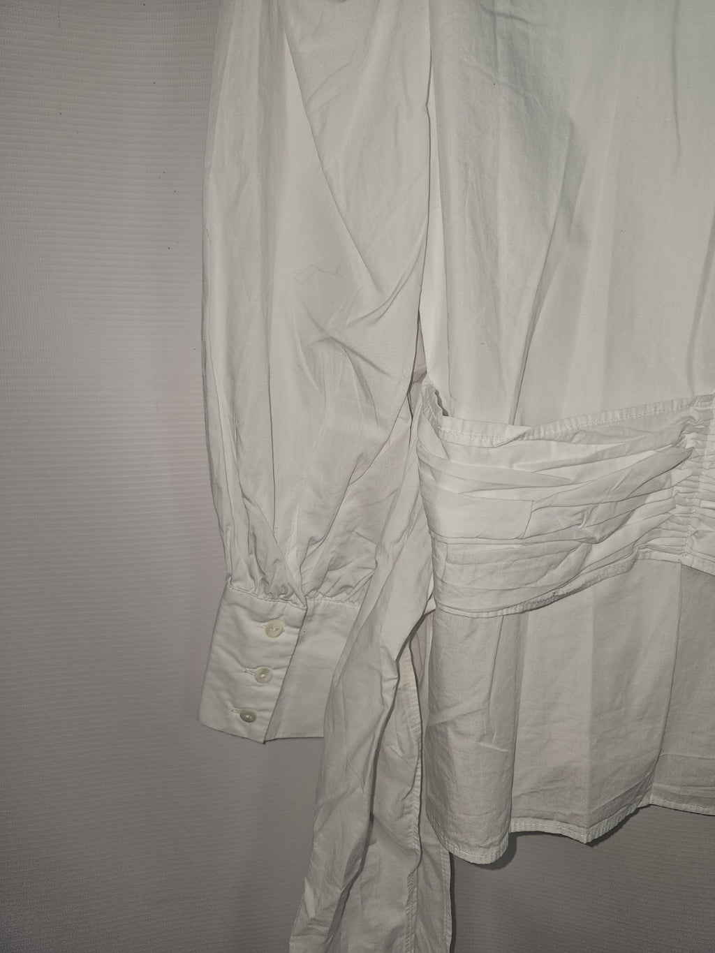 EK8023 Damen Bluse von Zara, Weiß, Gr. S8