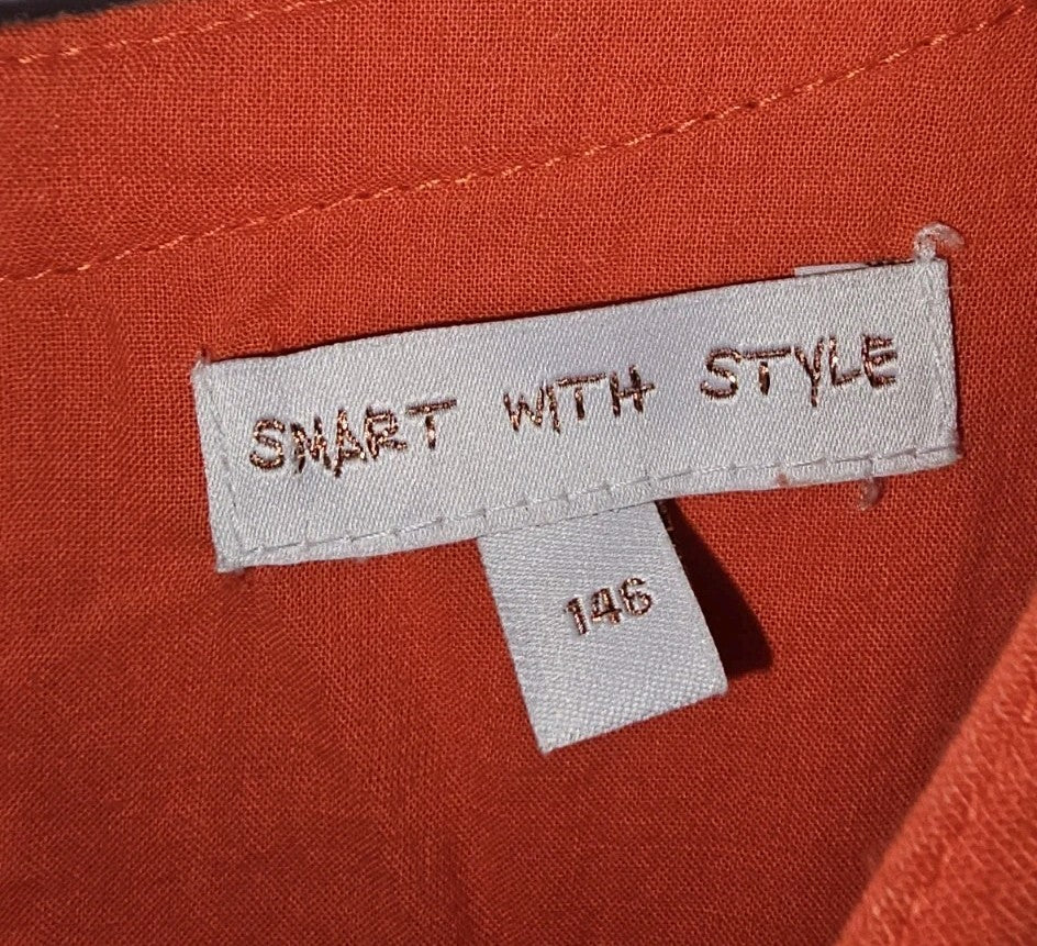 EK8838 Mädchen Kleid von C&A, orange, Gr.1462