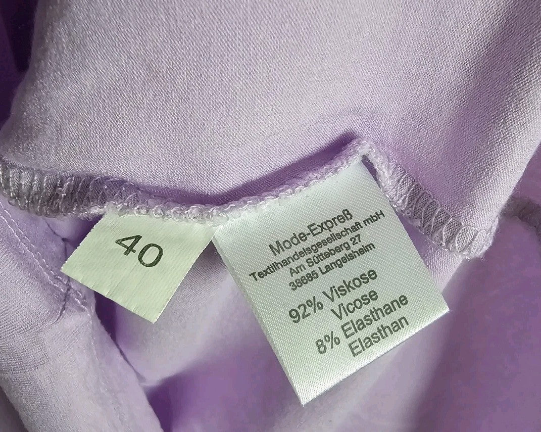 EK9198 Damen T-Shirt von Gracia, Lila, Gr. 404