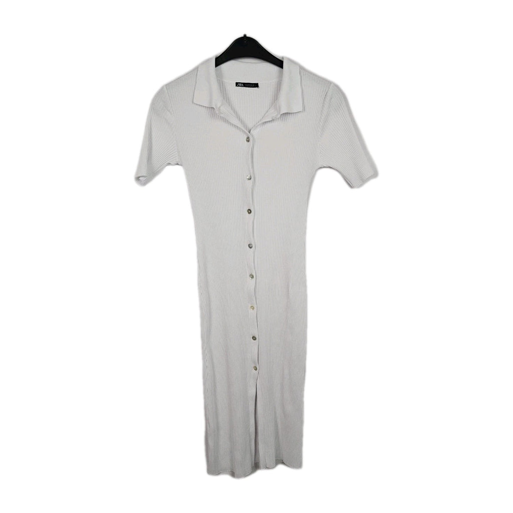 EK10838 Damen Kleid von Zara, Weiß, Gr. S0